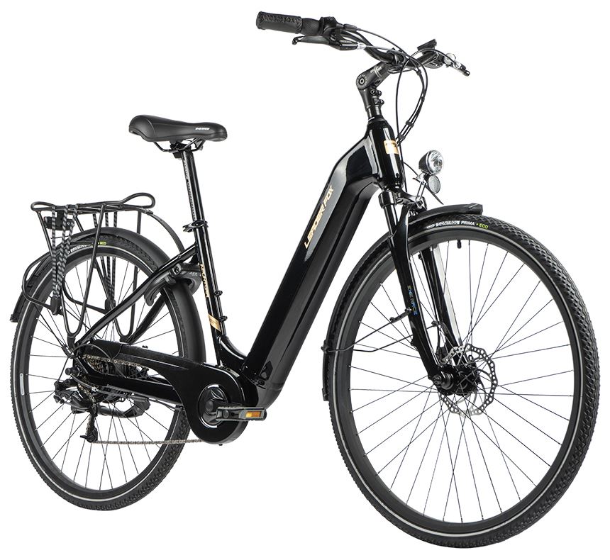 E-BIKE 28 INDUKTORA 16,5-1, BLACK SHINY (rear motor)