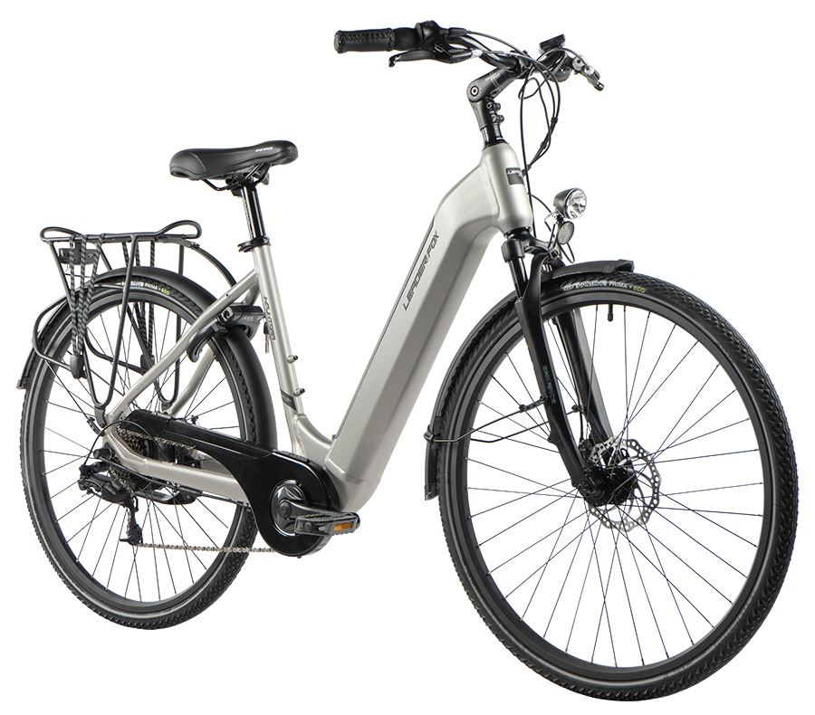 E-BIKE 28 INDUKTORA 18-3, SILVER (rear motor)