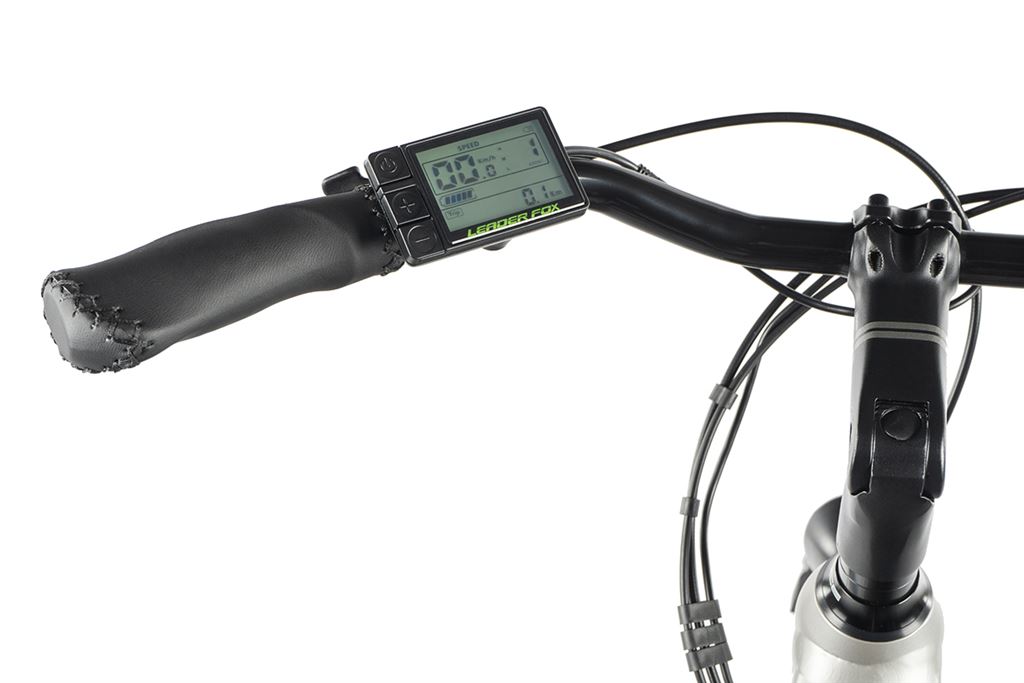 E-BIKE 28 INDUKTORA 16,5-3, SILVER (rear motor)