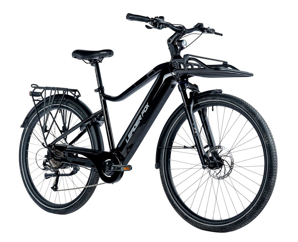 E-BIKE 28 SANDY GENT 19-1, BLACK SHINY (REAR MOTOR)
