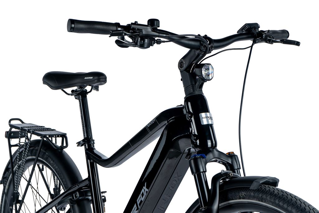 E-BIKE 28 SANDY GENT 19-1, BLACK SHINY (REAR MOTOR)