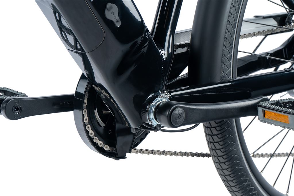 E-BIKE 28 SANDY GENT 19-1, BLACK SHINY (REAR MOTOR)