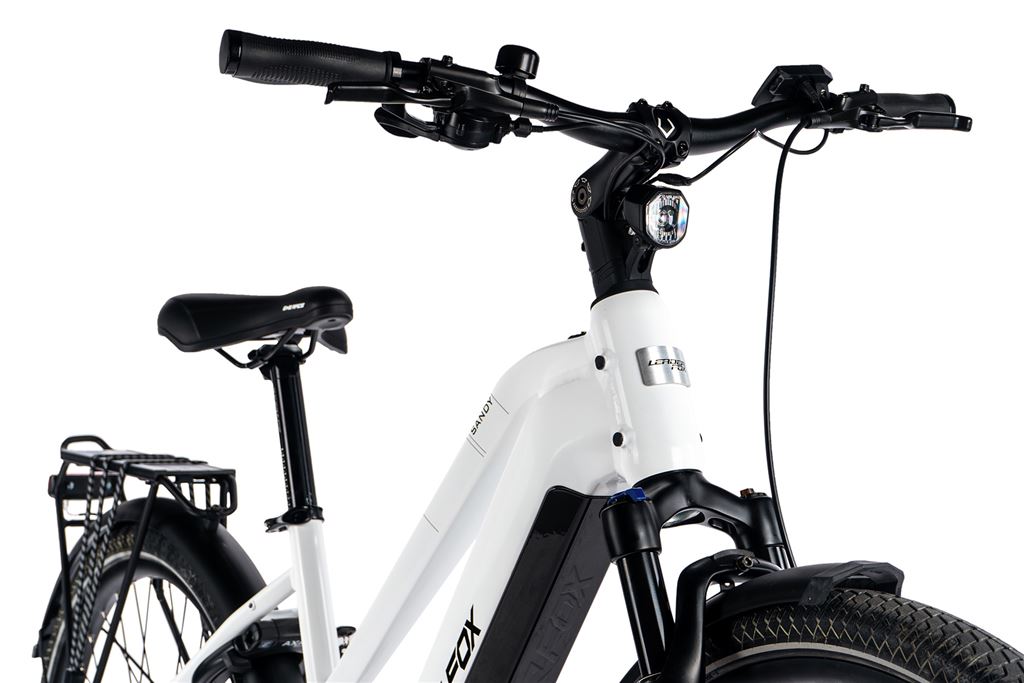 E-BIKE 28 SANDY LADY 16,5-1,WHITE SHINY (REAR MOTOR)