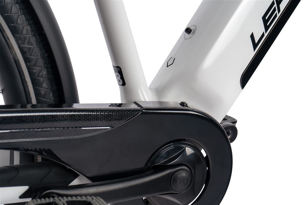 E-BIKE 28 SANDY LADY 16,5-1,WHITE SHINY (REAR MOTOR)