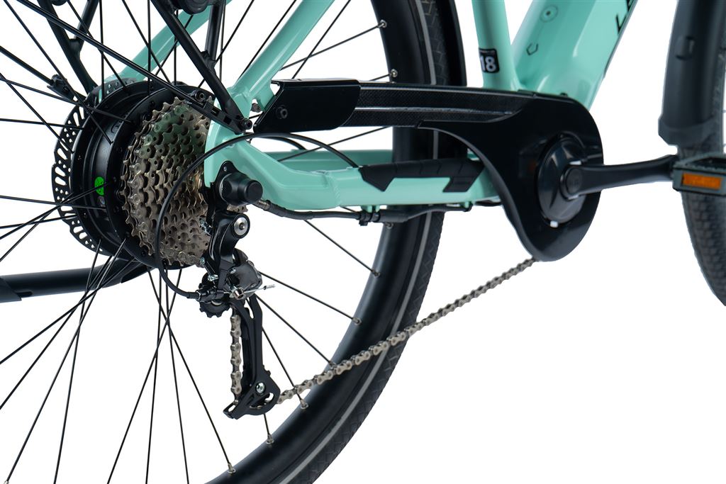 E-BIKE 28 SANDY LADY 20-4, GREEN LIGHT (REAR MOTOR)