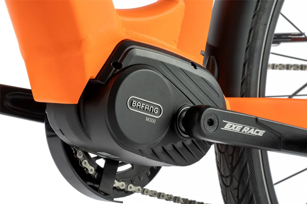 E-BIKE 28 SAGA CITY 18-3, NEON ORANGE (MODEST)