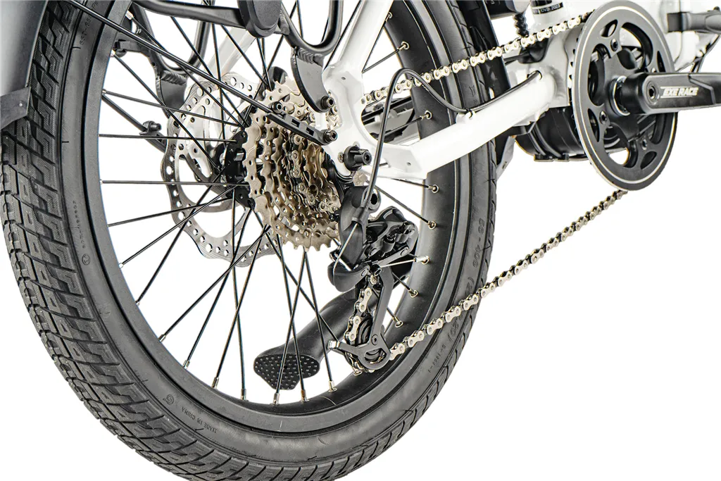 E-BIKE 20 HARLAN-2, WHITE SHINY (MODEST)