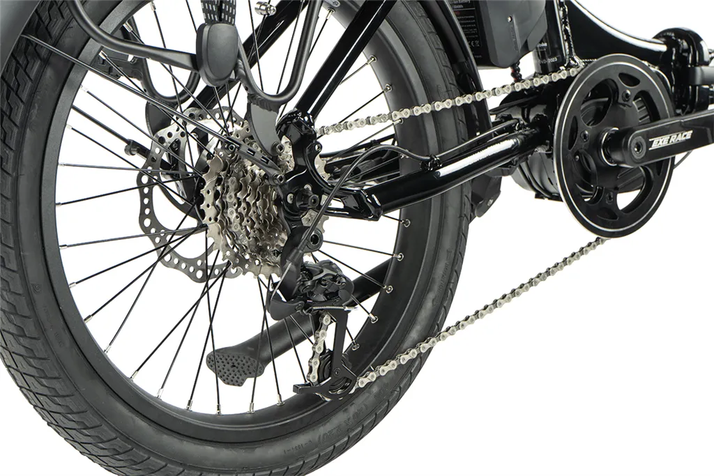 E-BIKE 20 HARLAN-1, BLACK SHINY (MODEST)