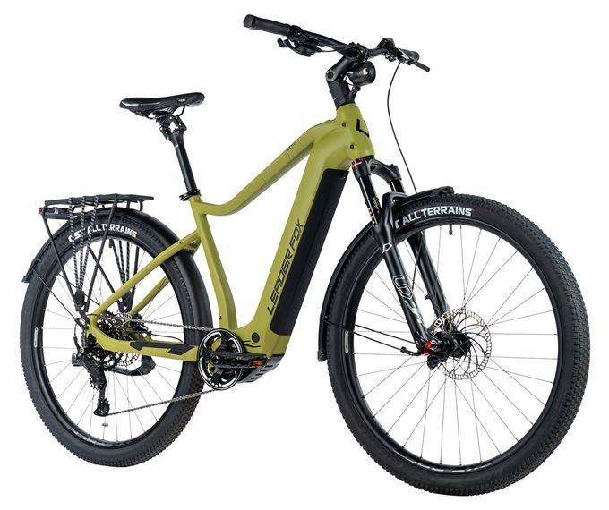 E-BIKE 28 BEND GENT CROSS 19-3, ARMY GREEN (M510)