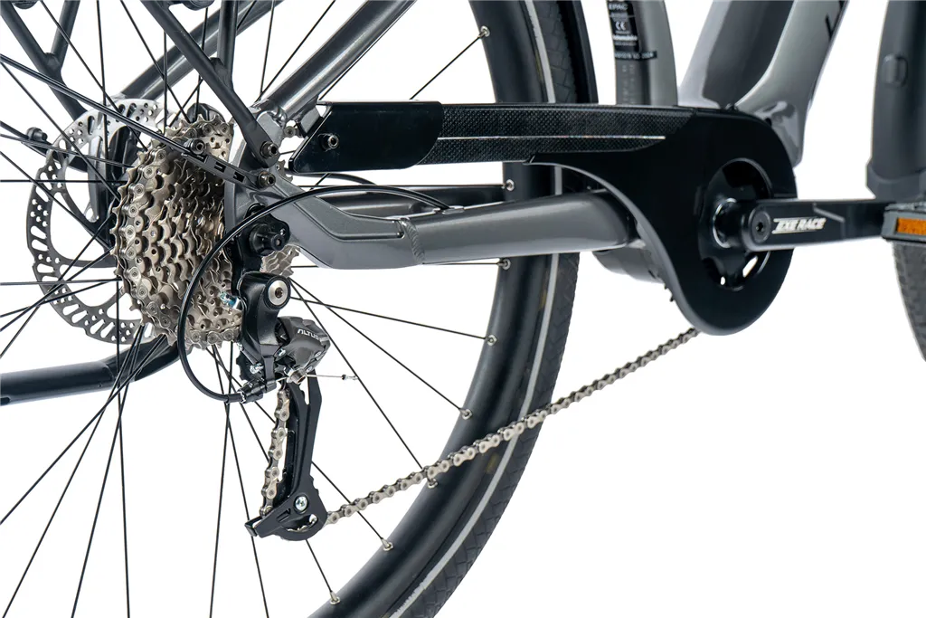 E-BIKE 28 DENVER GENT 19-2, GREY SHINY (M300)