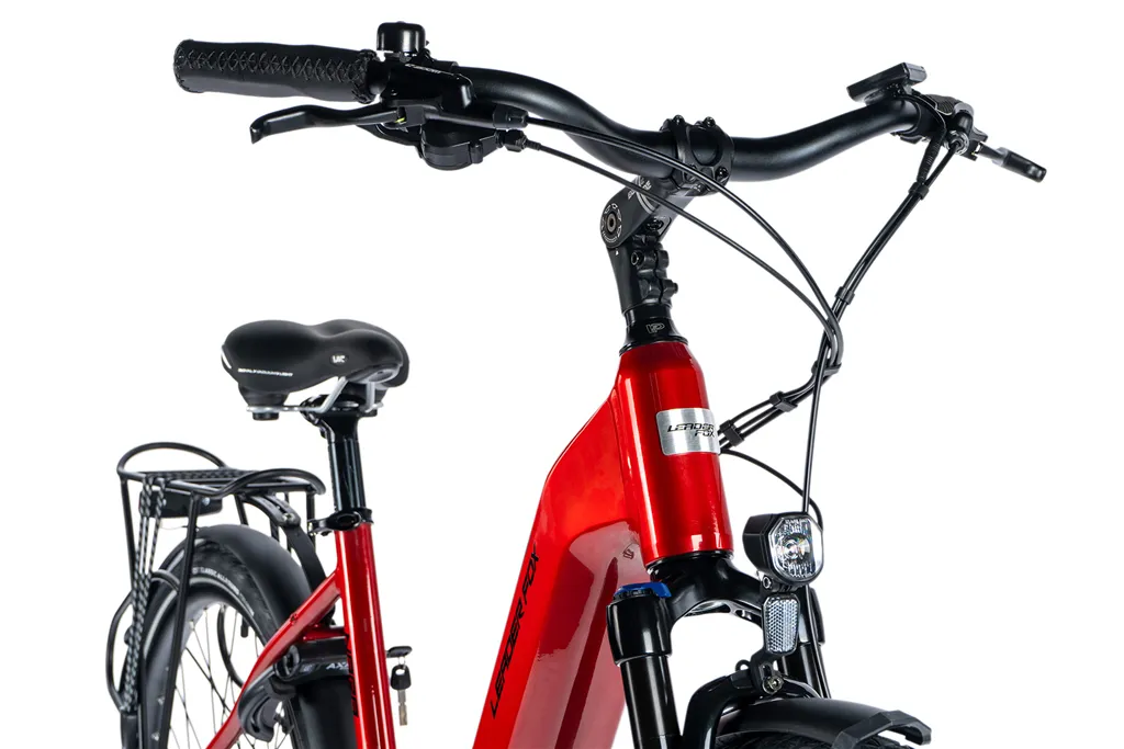 E-BIKE 28 NARA 18-1, DARK RED SHINY (REAR MOTOR)