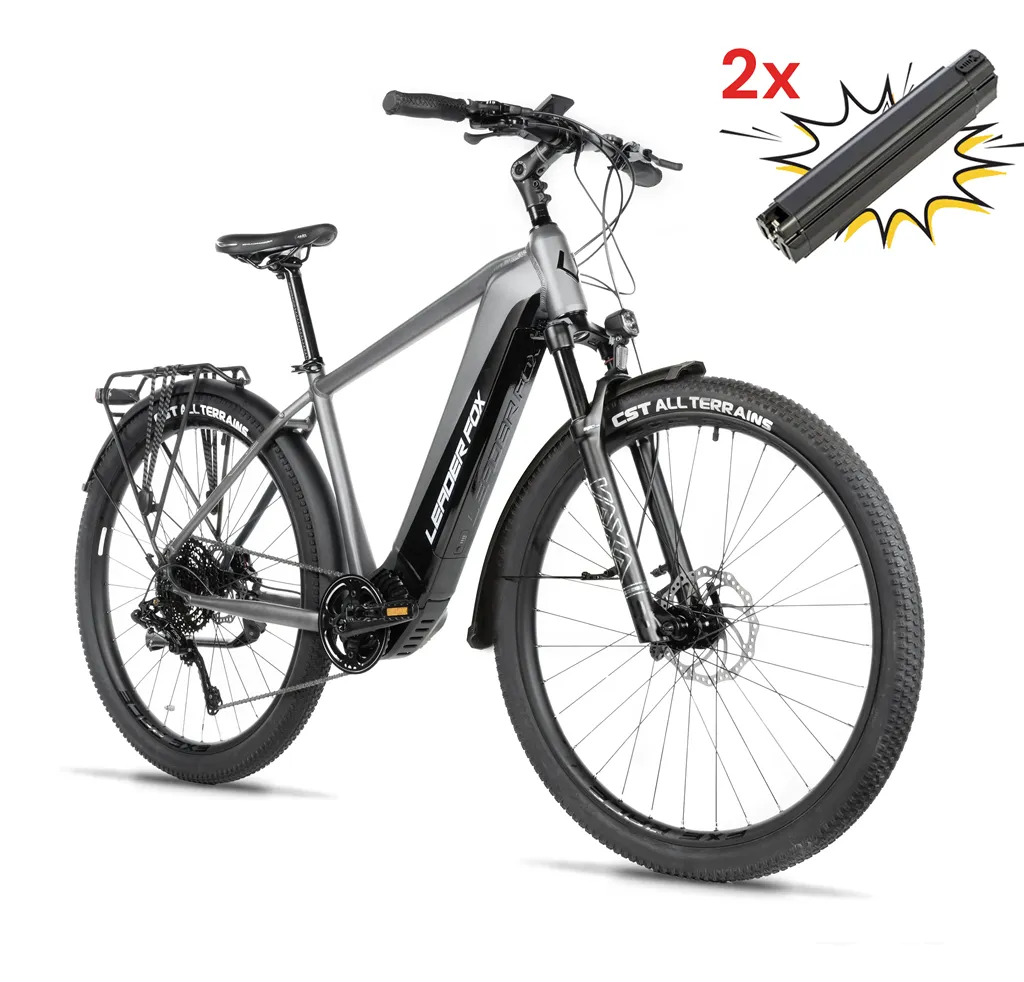 E-BIKE 28 BARNET GENT  22,5-1, SILVER MATT  (M510)