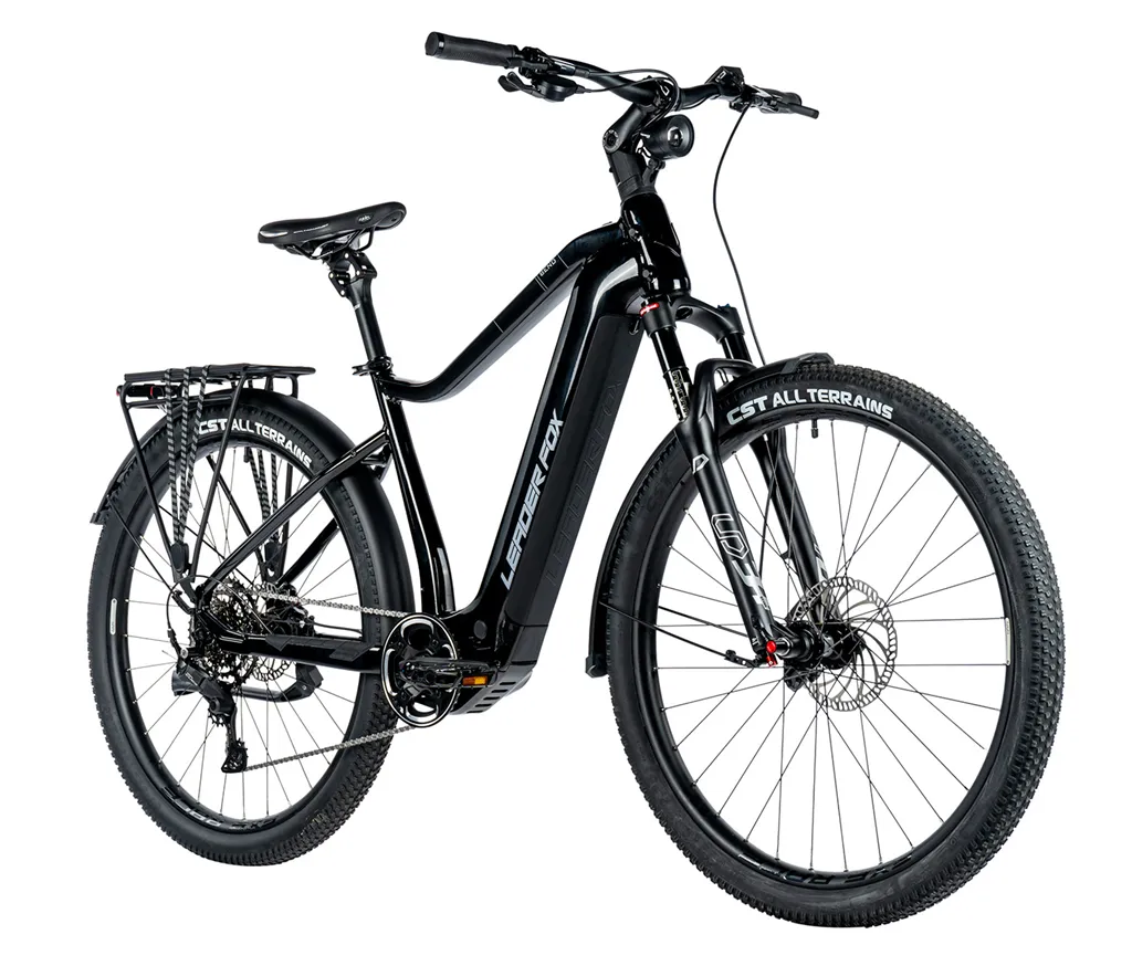 E-BIKE 28 BEND GENT CROSS 19-1, BLACK SHINY (M510)