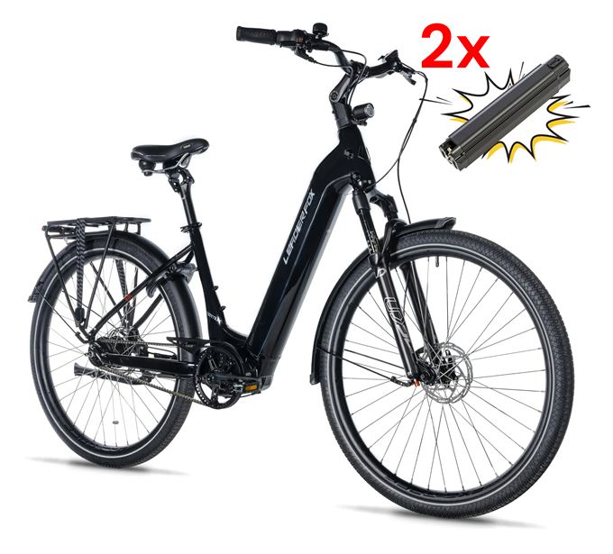 E-BIKE 28 TERTIUM CITY 20-1, BLACK SHINY (M420/NEXUS 8, BELT)