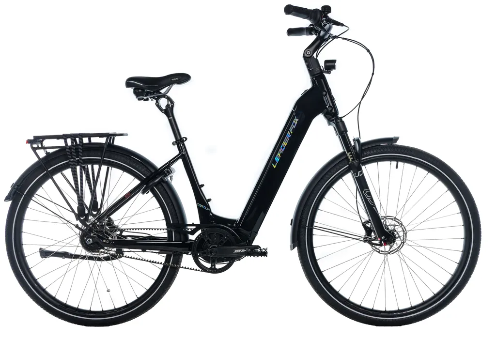 E-BIKE 28 TERTIUM CITY 16,5-1, BLACK SHINY (M420/NEXUS 8, BELT)