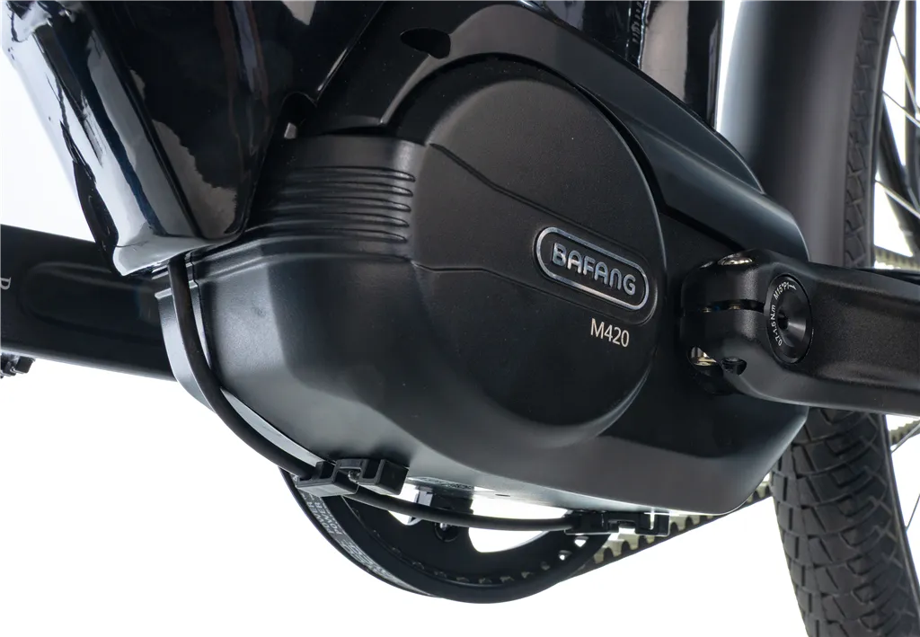 E-BIKE 28 TERTIUM CITY 18-1, BLACK SHINY (M420/NEXUS 8, BELT)