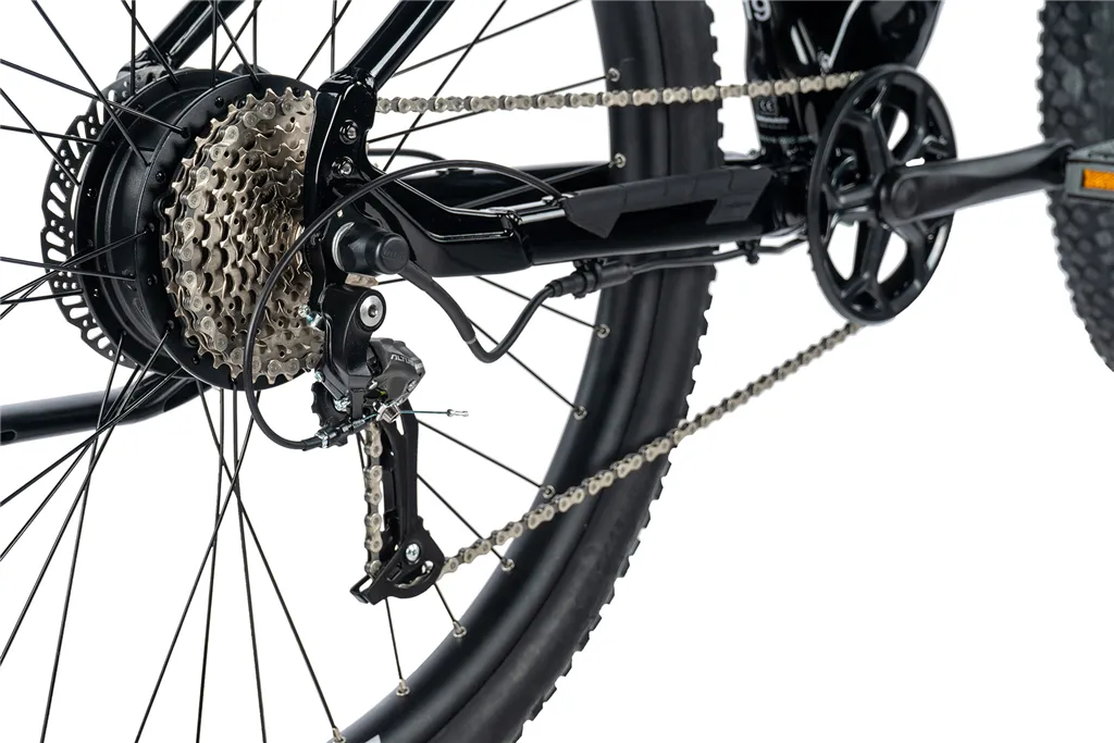 E-BIKE 29 ARIMO GENT 19-1 BLACK SHINY (REAR MOTOR)