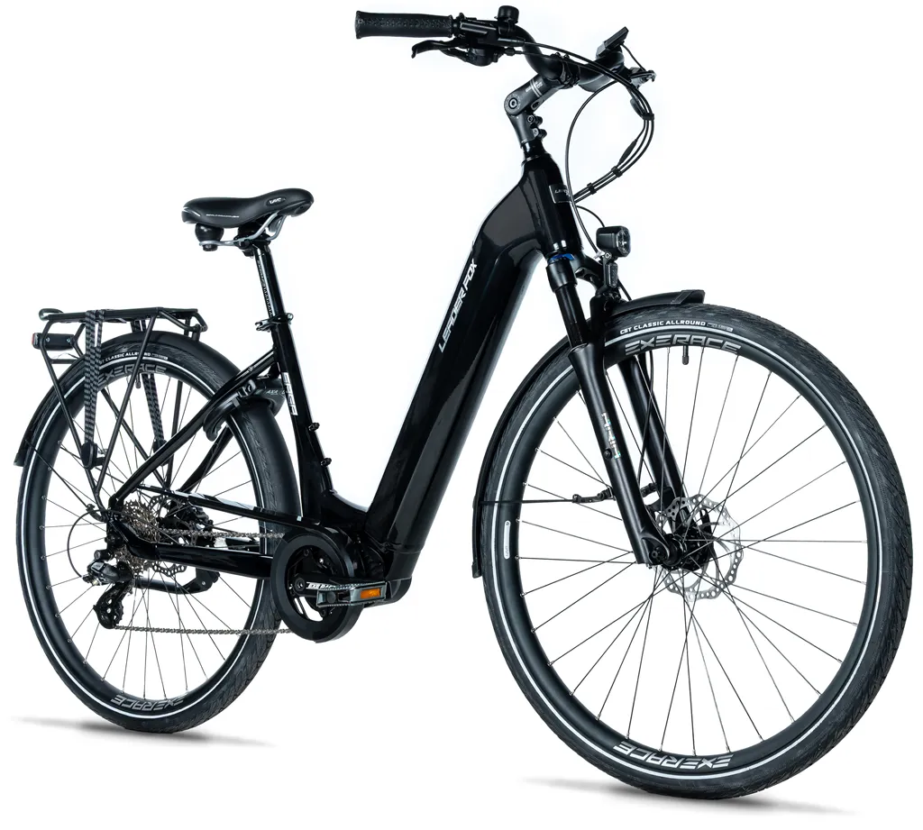 E-BIKE 28 SAGA CITY 16,5-1, BLACK SHINY (MODEST)