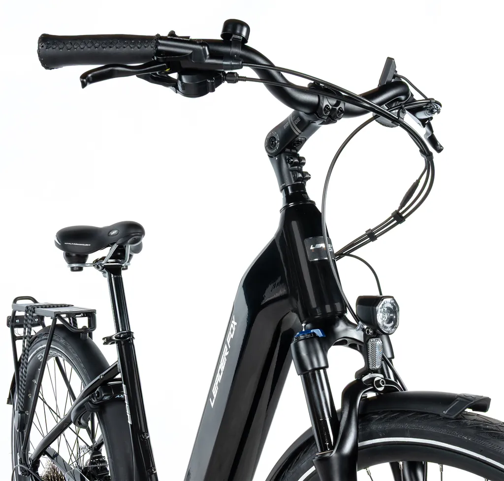 E-BIKE 28 SAGA CITY 16,5-1, BLACK SHINY (MODEST)