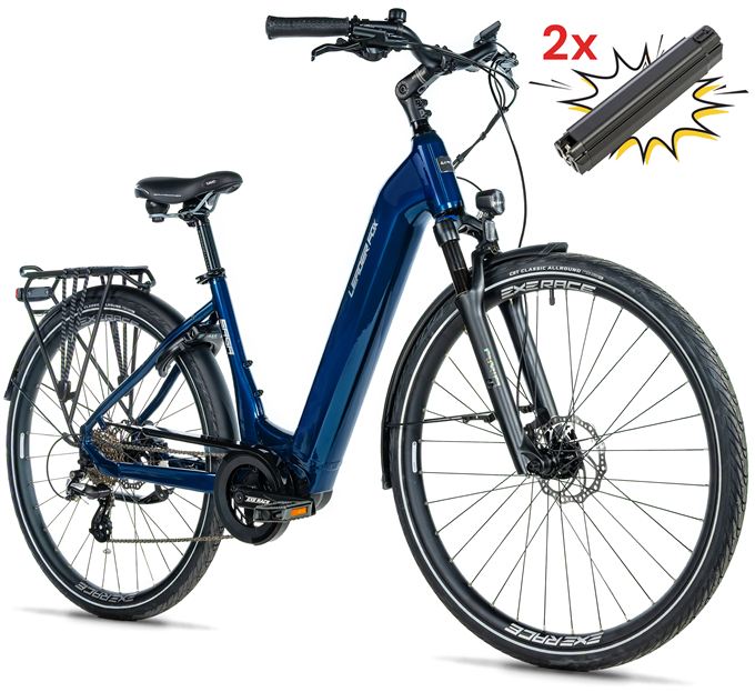 E-BIKE 28 SAGA CITY 16,5-2, DARK BLUE SHINY (MODEST)