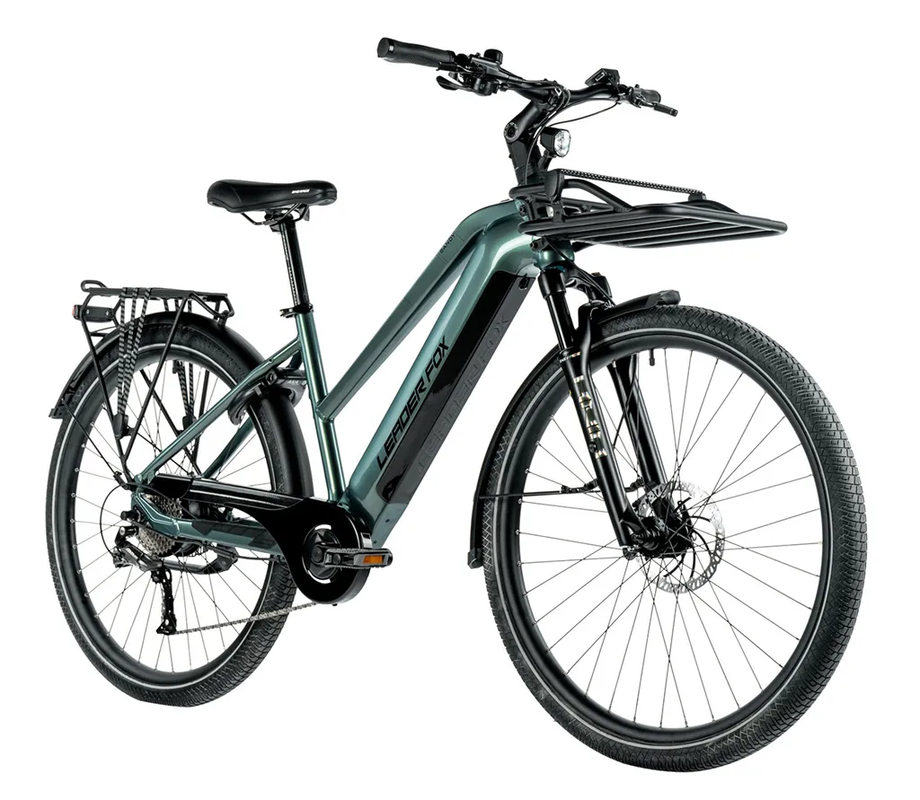 E-BIKE 28 SANDY LADY 16,5-3, GREEN BOTTLE (REAR MOTOR)