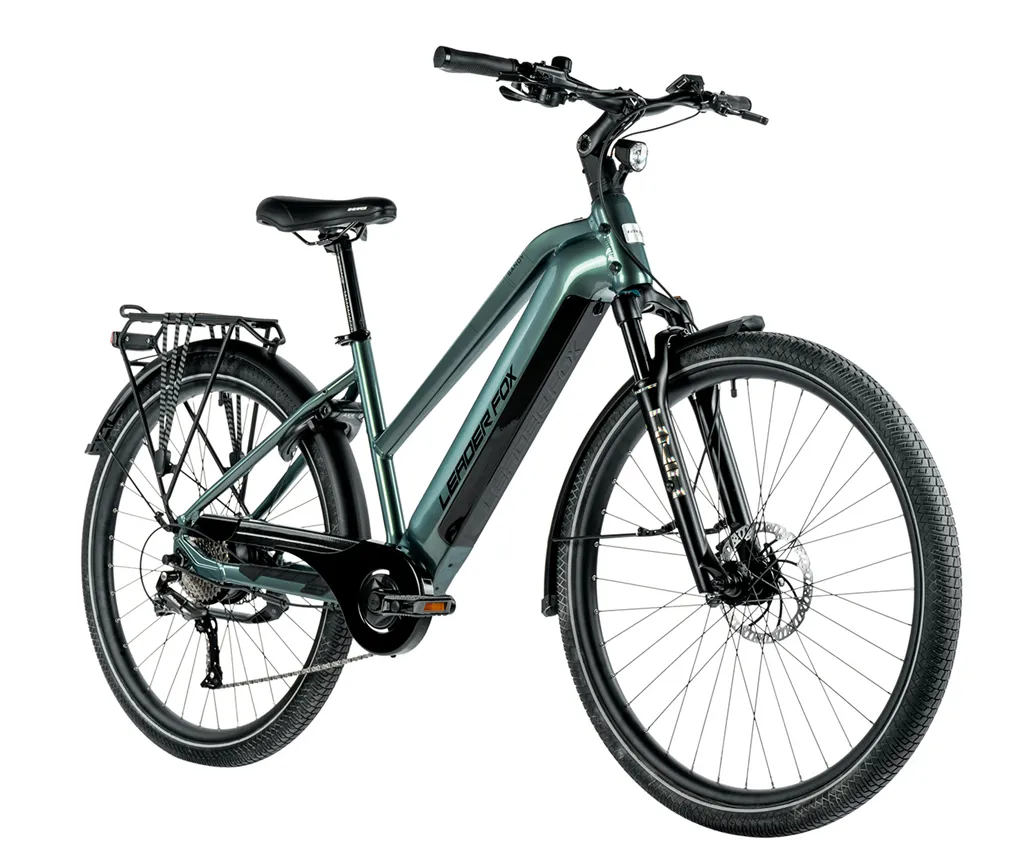 E-BIKE 28 SANDY LADY 18-3, GREEN BOTTLE (REAR MOTOR)