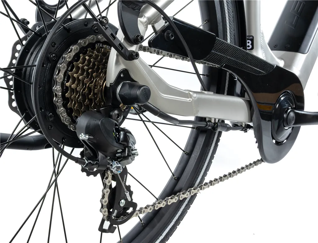 E-BIKE 26 LOTUS 18-3, SILVER (rear motor)