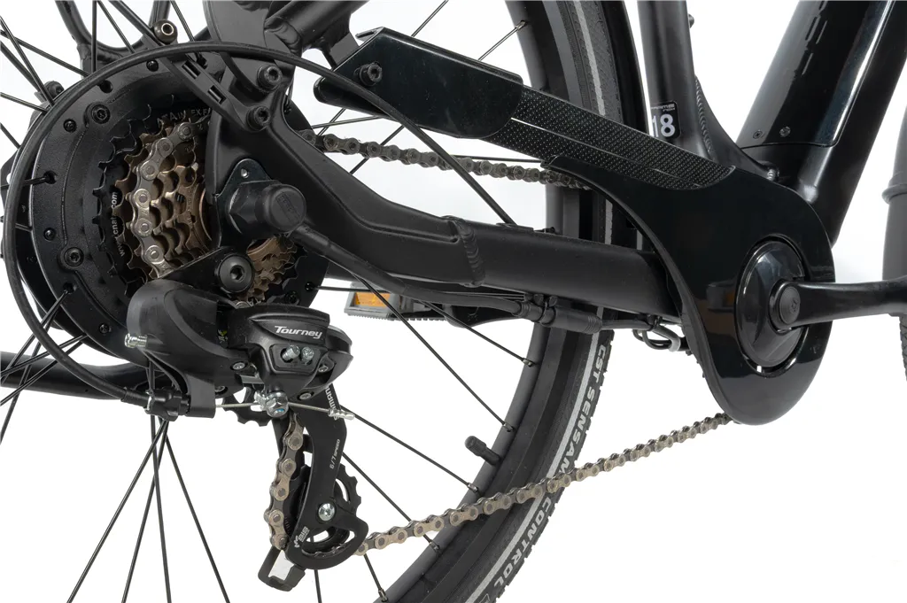 E-BIKE 26 LOTUS 16,5-1, BLACK MATT (rear motor)