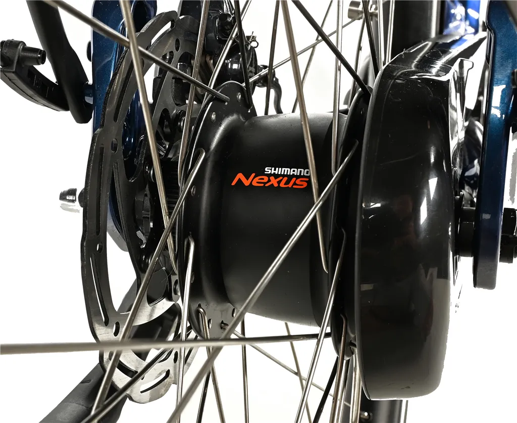 E-BIKE 28 NEBA CITY 18-1, DARK BLUE SHINY (M420,NEXUS)