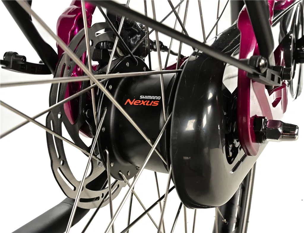 E-BIKE 28 NEBA CITY 20-2, VIOLET SHINY (M420,NEXUS)