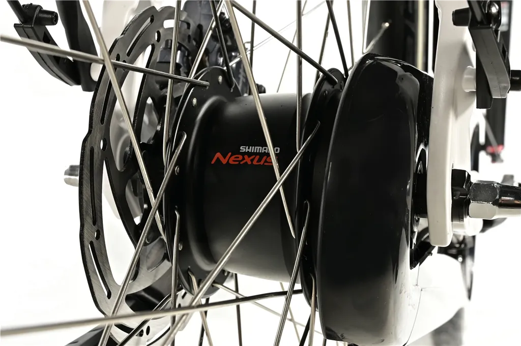 E-BIKE 28 NEBA CITY 20-3, WHITE MATT (M420,NEXUS)