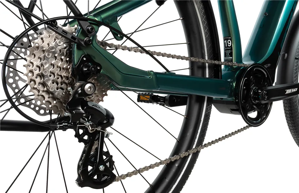 E-BIKE 28 EXETER GENT 20,5-2, GREEN BOTTLE (M420)