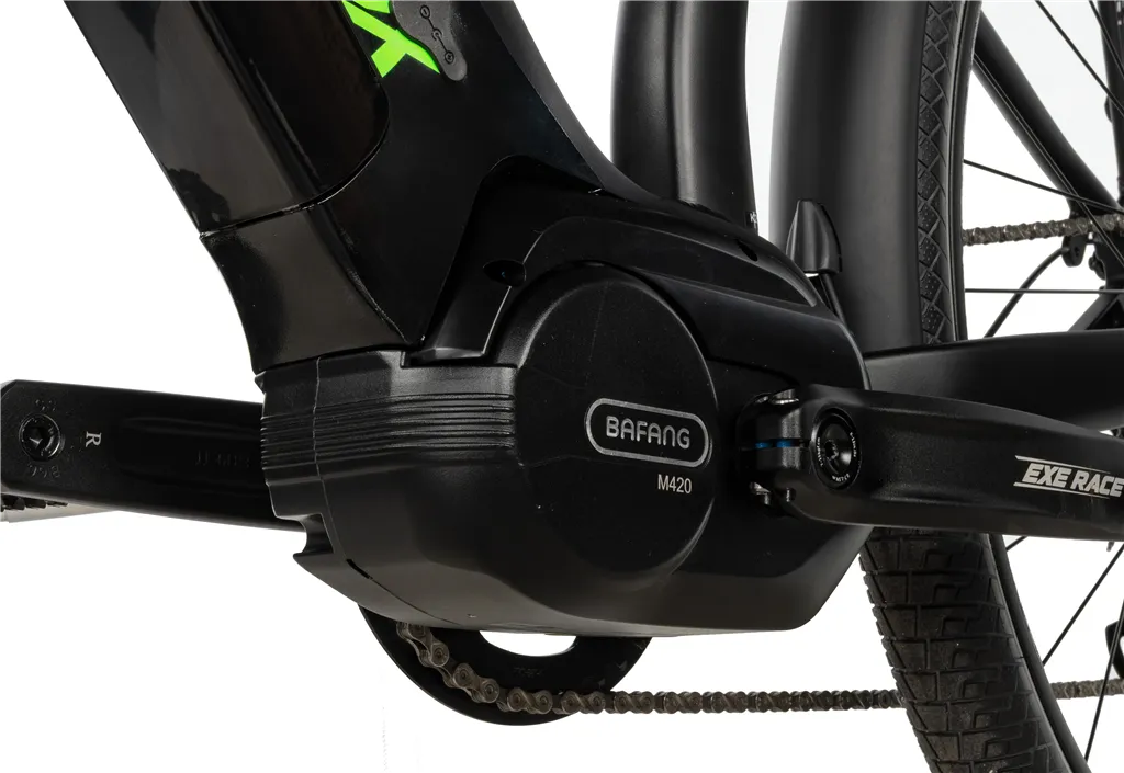 E-BIKE 28 EXETER GENT 20,5-4, BLACK MATT (M420)