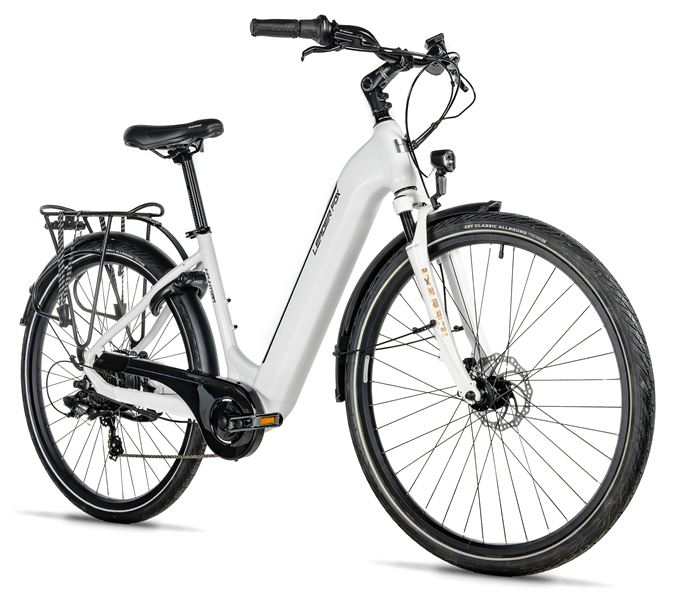 E-BIKE 28 INDUKTORA 18-2, WHITE (rear motor)