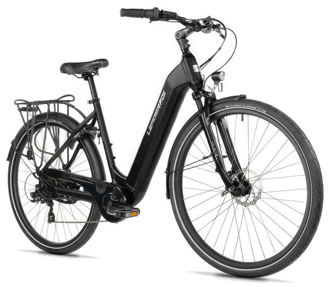 E-BIKE 28 INDUKTORA 18-1, BLACK MATT (rear motor)