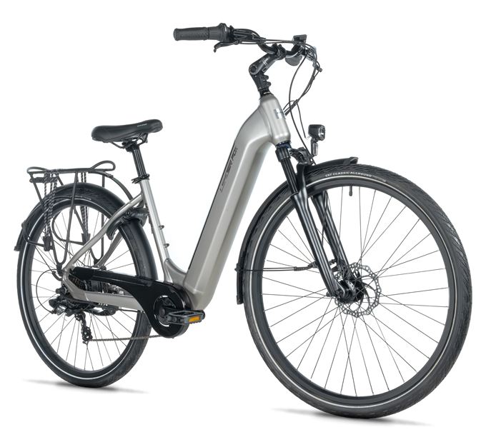 E-BIKE 28 INDUKTORA 16,5-3, SILVER (rear motor)