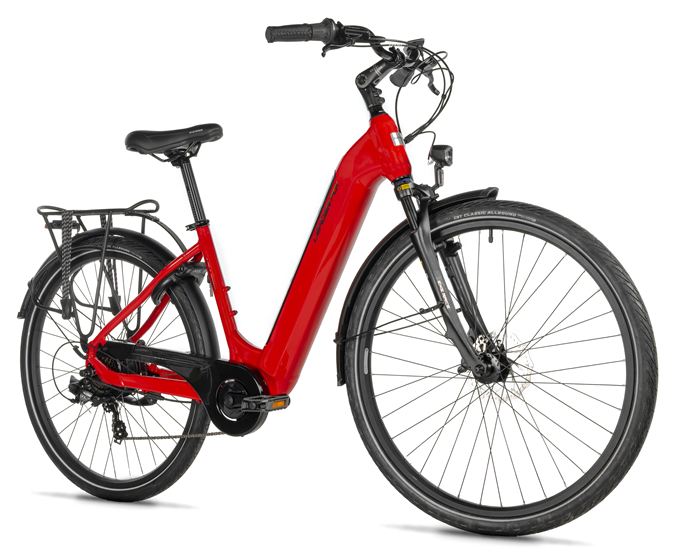 E-BIKE 28 INDUKTORA 18-4, RED (rear motor)