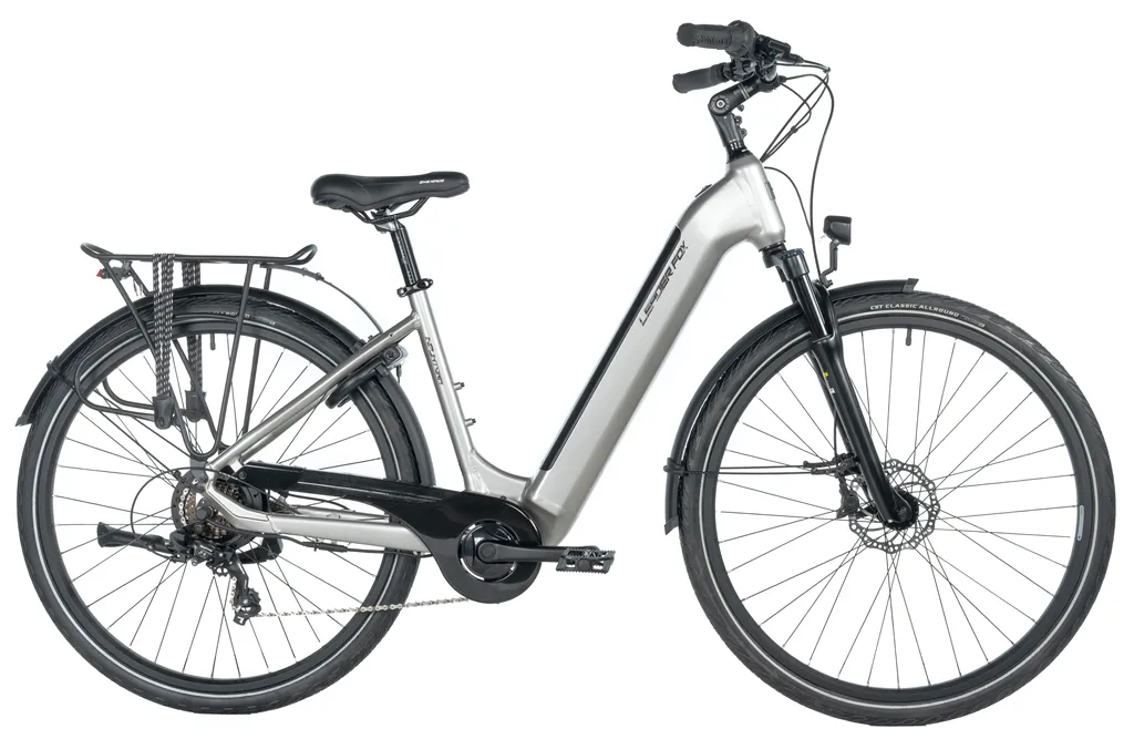 E-BIKE 28 INDUKTORA 20-3, SILVER (rear motor)