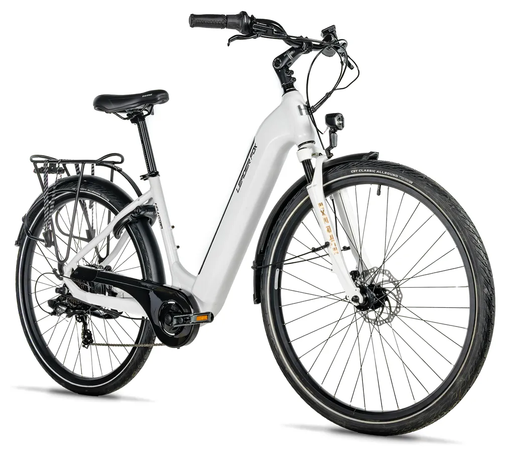 E-BIKE 28 INDUKTORA 18-2, WHITE (rear motor)
