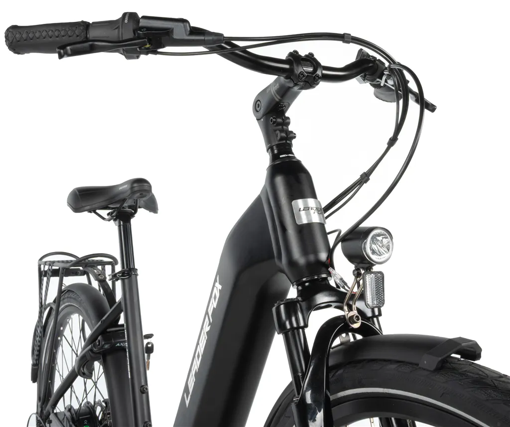 E-BIKE 28 INDUKTORA 16,5-1, BLACK MATT (rear motor)