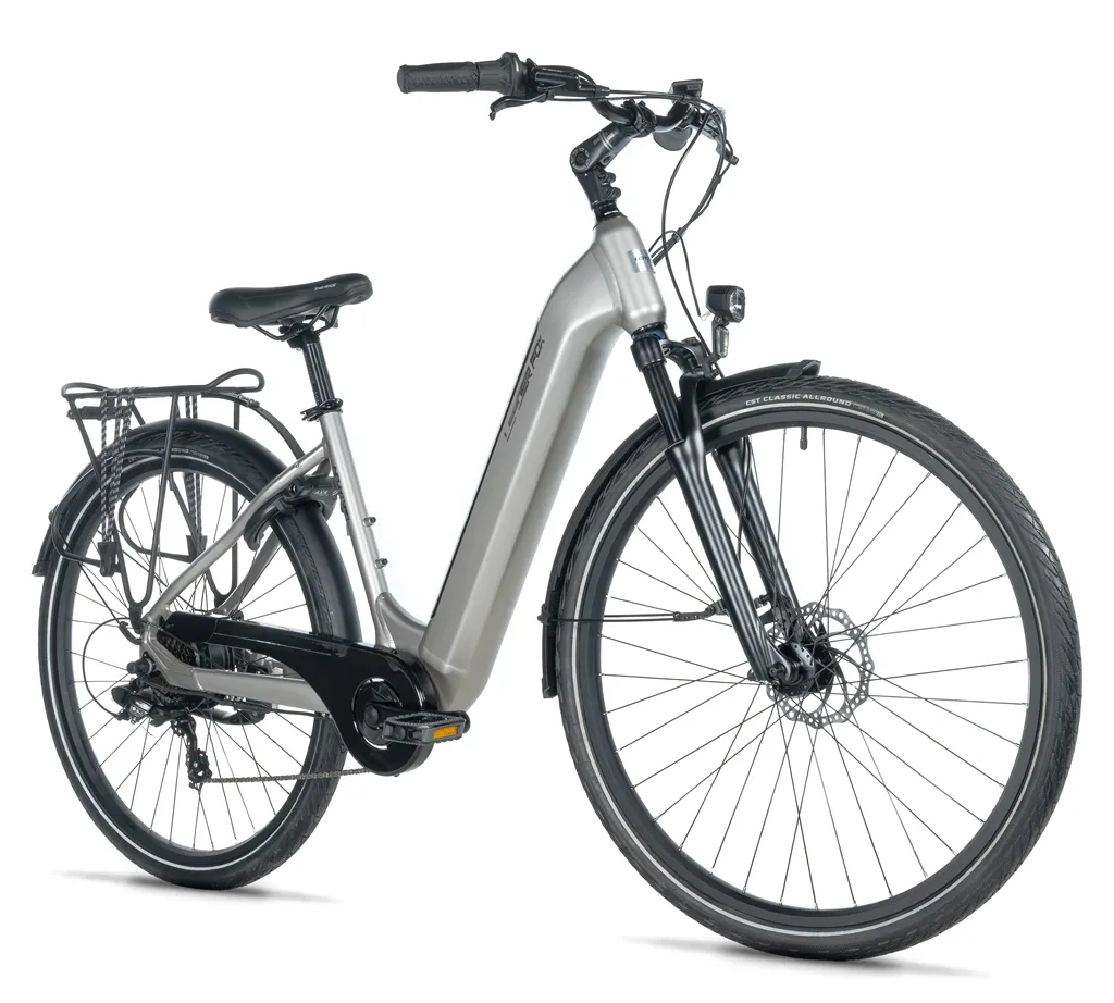 E-BIKE 28 INDUKTORA 18-3, SILVER (rear motor)