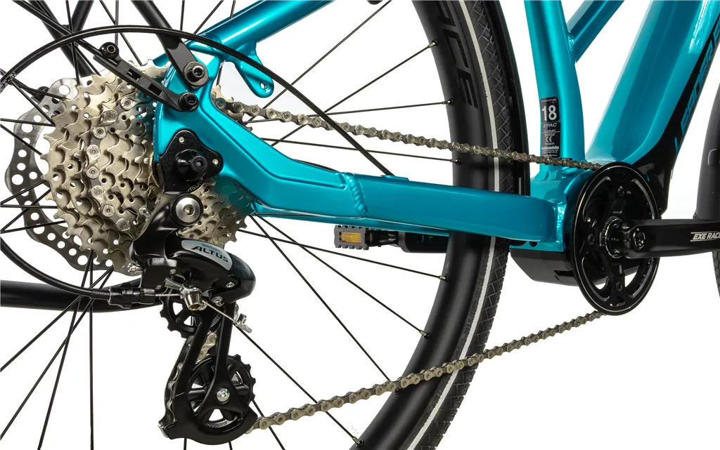 E-BIKE 28 EXETER LADY 18-4, BLUE LIGHT (M420)