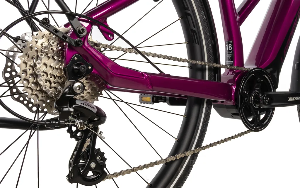 E-BIKE 28 EXETER LADY 18-2, VIOLET SHINY (M420)