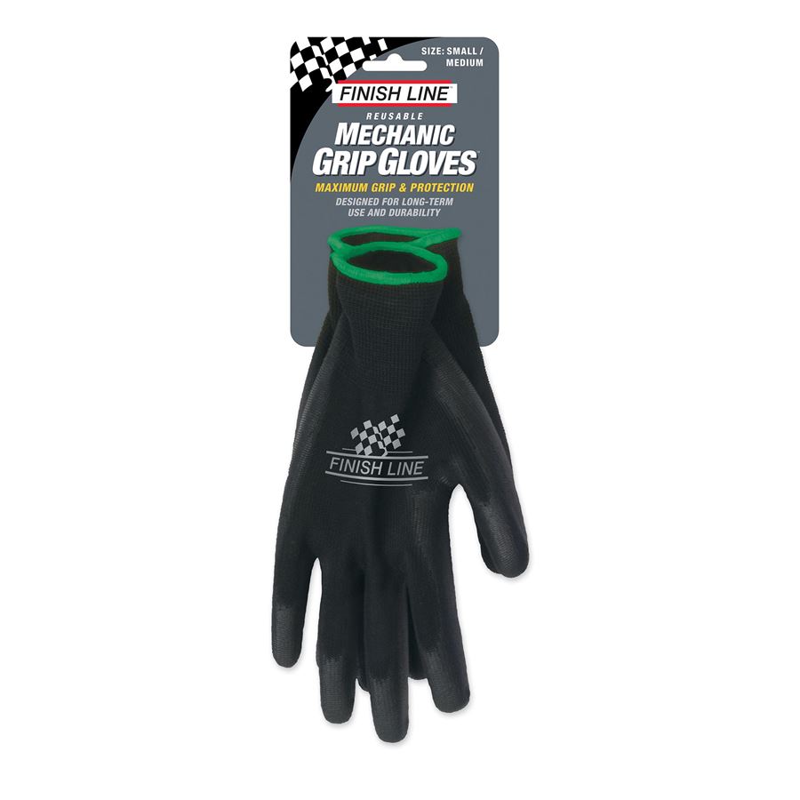 FINISH LINE Mechanic Grip Gloves-S/M