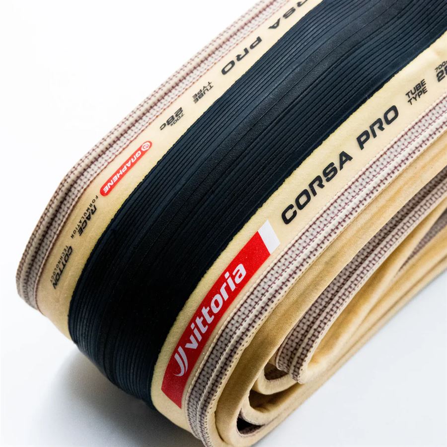 VITTORIA Corsa Pro 30-28 tub cotton tan-blk-blk G2.0