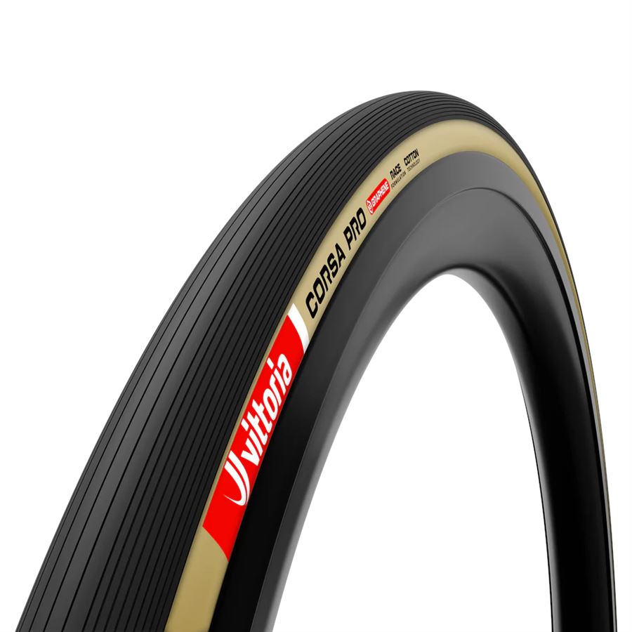 VITTORIA Corsa Pro 23-28 tub cotton tan-blk-blk G2.0